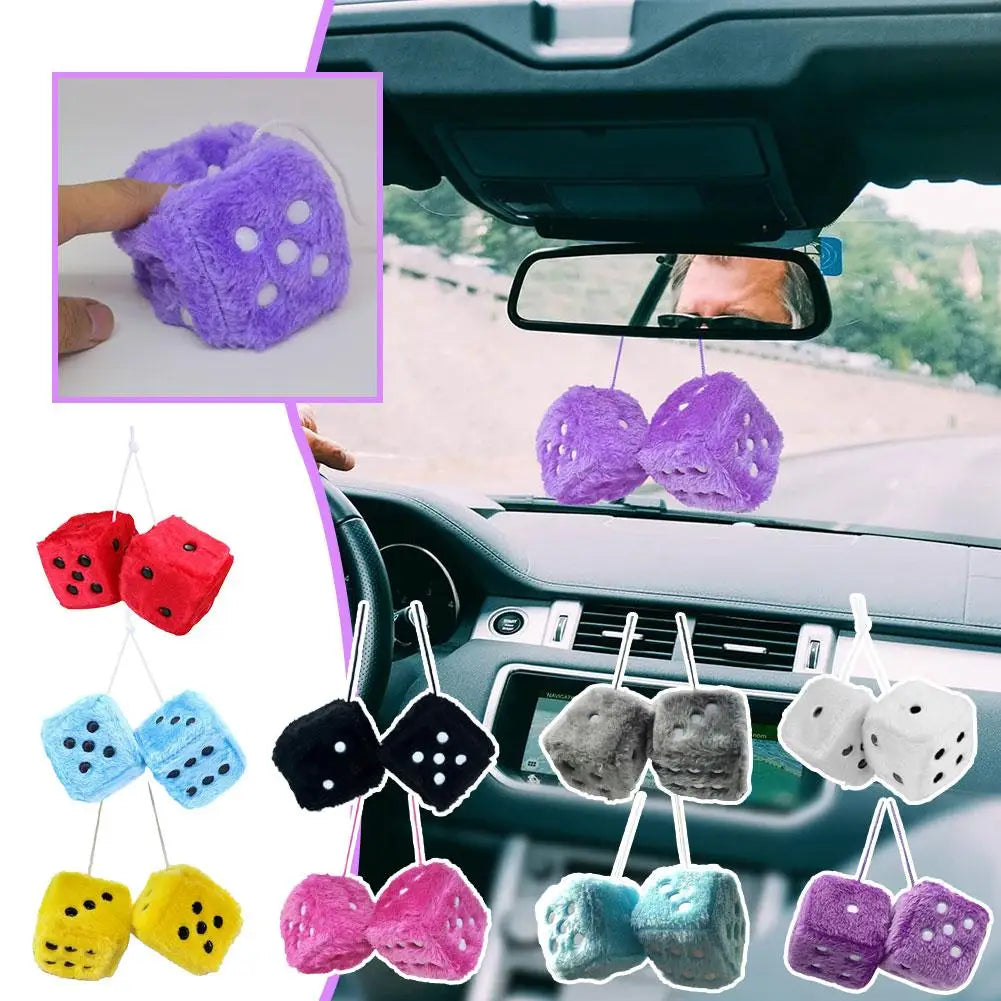 Big Long Hair Hot Stamping Car Dashboard Ornament Decoration
