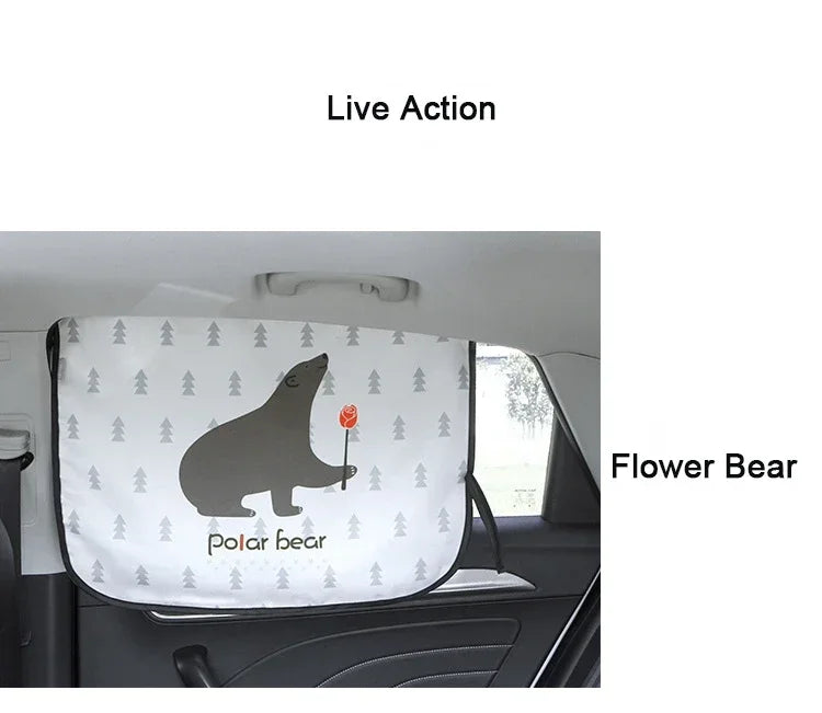 Cartoon Universal Side Window Sunshade Car Sun Shade UV Protector