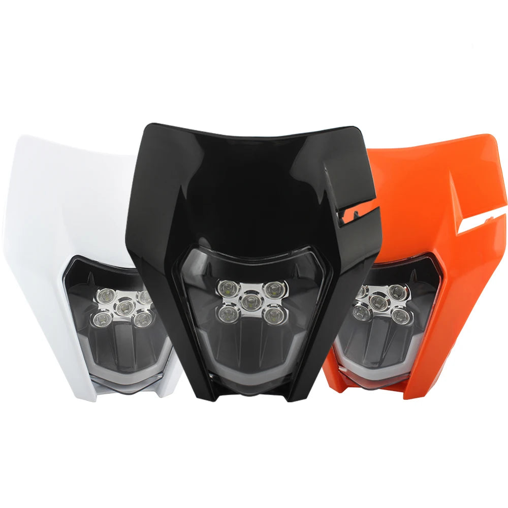 Motorcycle Headlight LED Enduro for Premium Quality Replacement Accessory