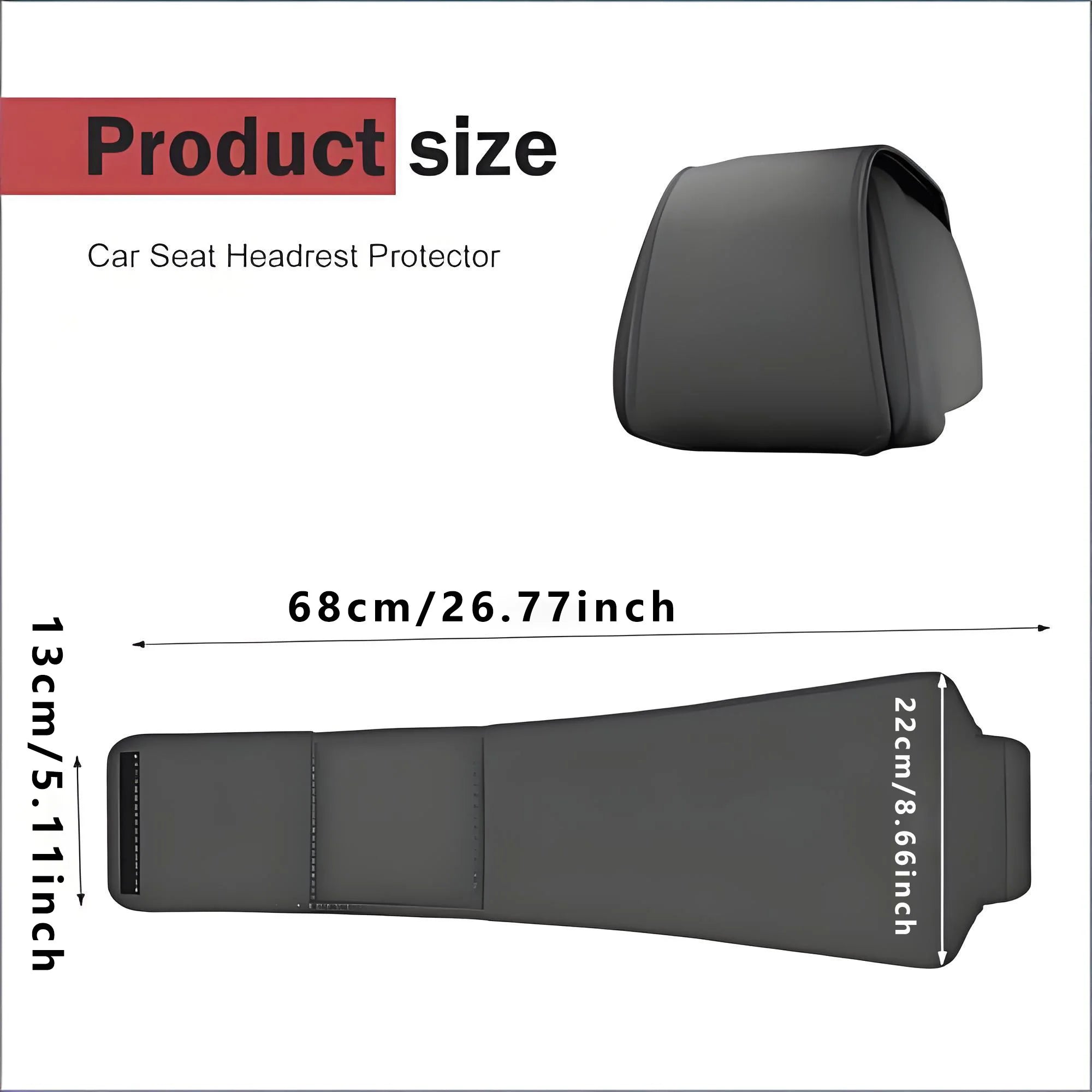 Car Headrest Covers for Seat Premium Quality Replacement Accessory