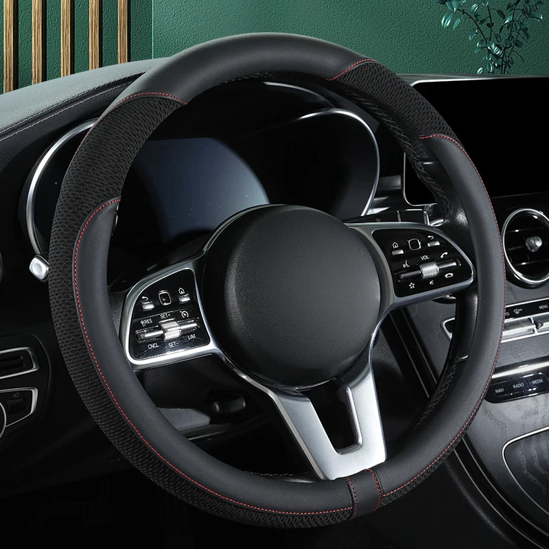 Car Steering Wheel Cover Premium Steering Wheel Cover Anti-Slip Comfort