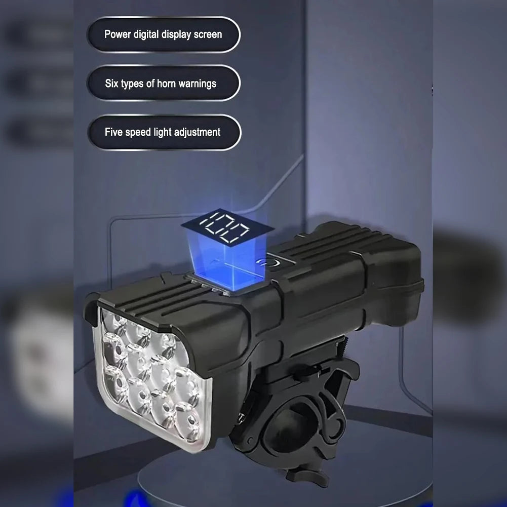 12 LED Bicycle Front Light Premium Quality Replacement Accessory