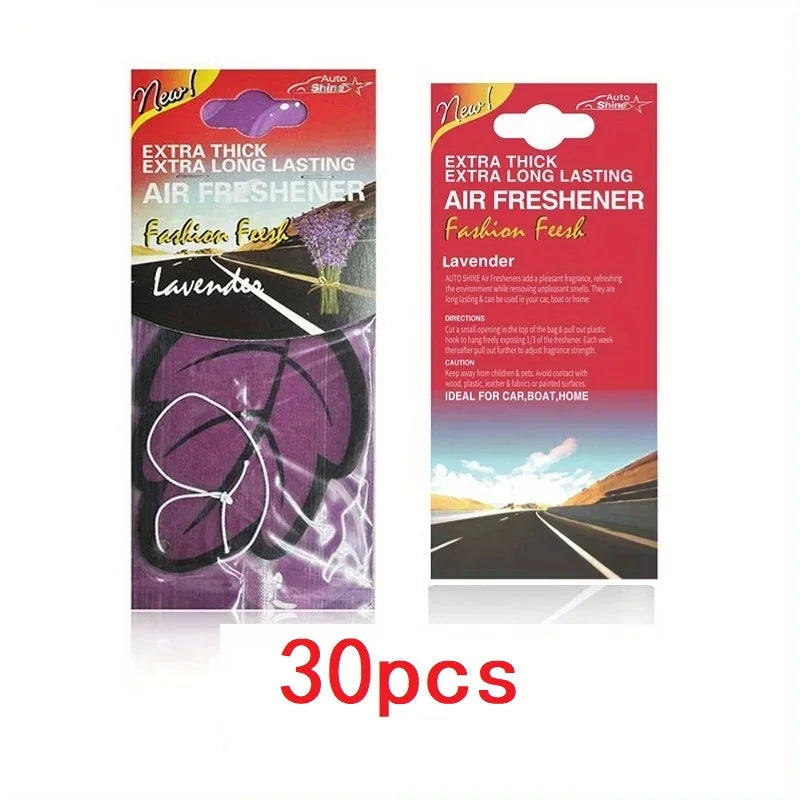 3-60pcs Car Air Freshener Natural Premium Quality Replacement Accessory