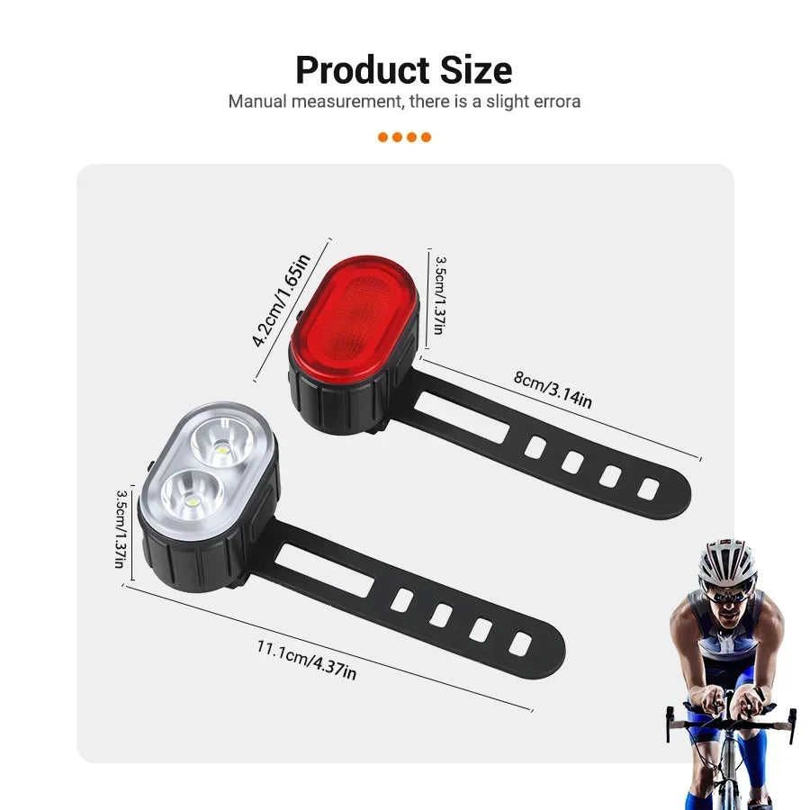 Cycling Bicycle Front Rear Light Premium Quality Replacement Accessory