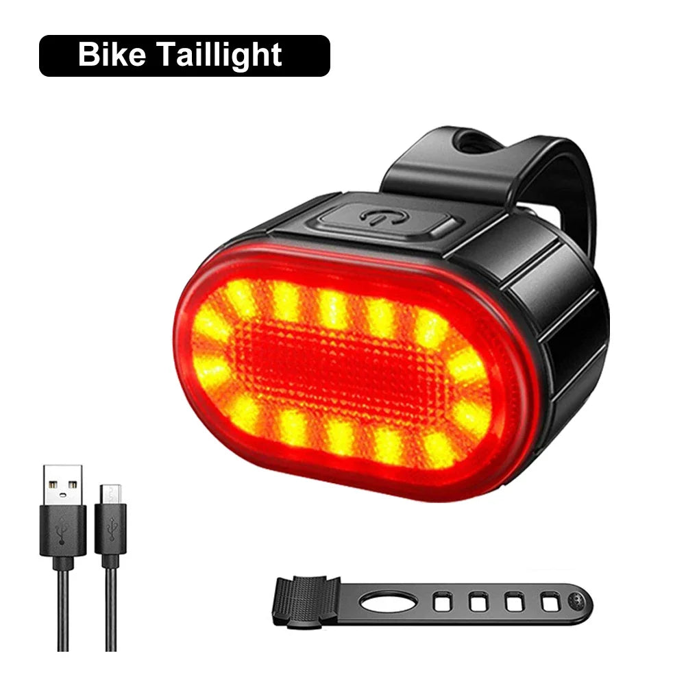 Set of Bike Lighting Front Premium Quality Replacement Accessory