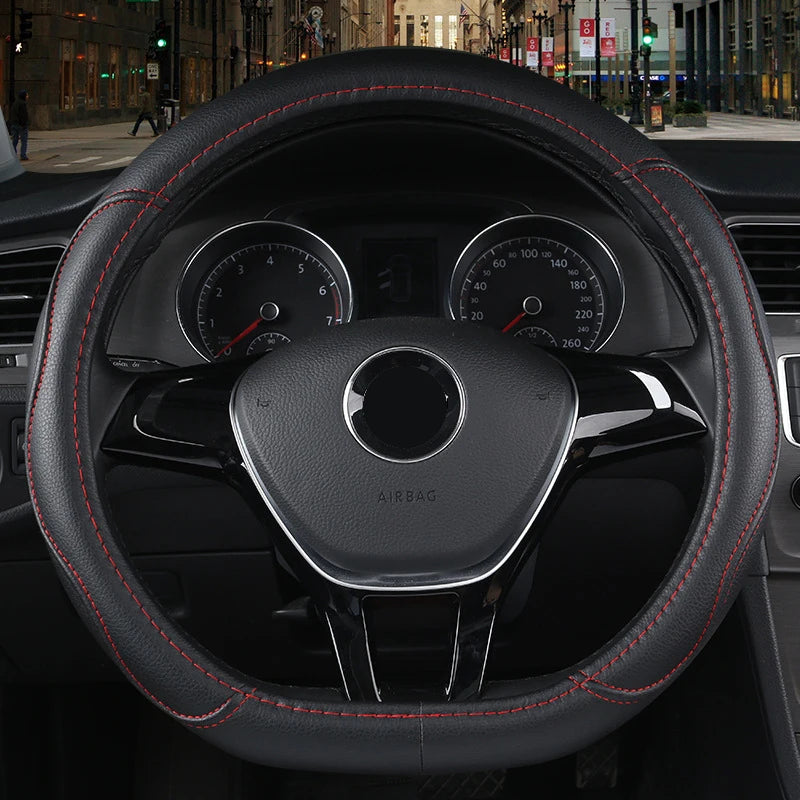D Type Car Steering Wheel Steering Wheel Cover Anti-Slip Comfort