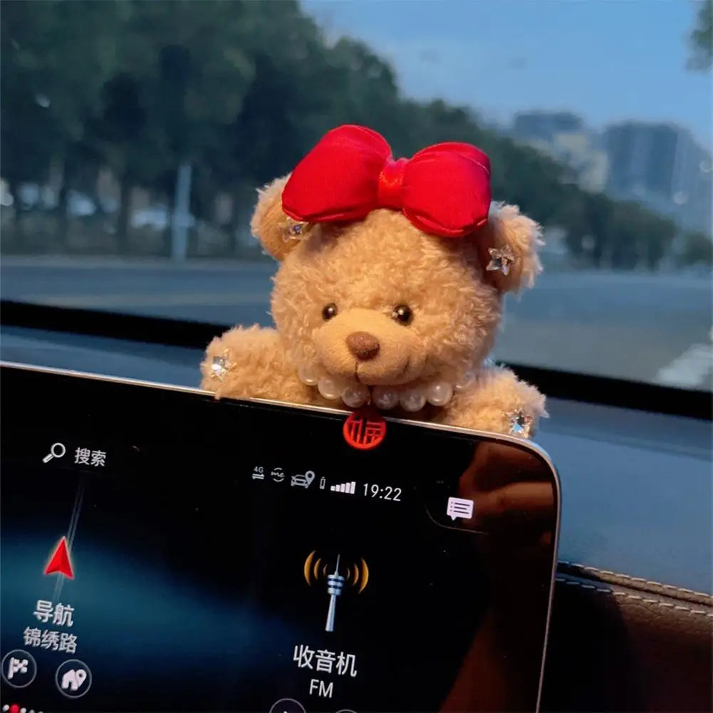 Car Decoration Interior Bear Screen Car Dashboard Ornament Decoration