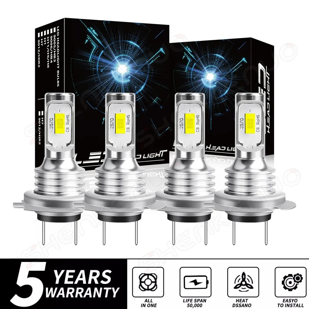H7 LED Headlight KIT Combo Premium Quality Replacement Accessory