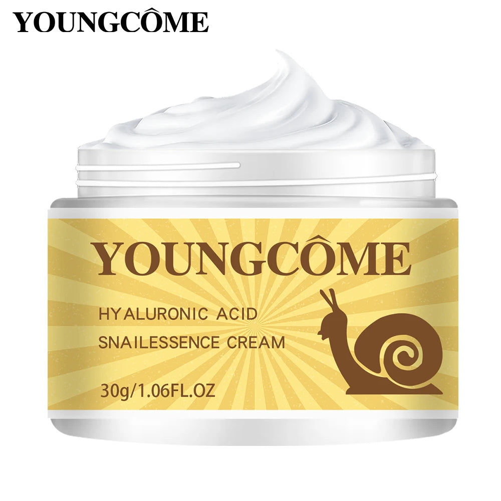 Snail Hyaluronic Acid Essence Cream Deeply Nourishes Skin Improve Roughness Tighten Skin Repair Damaged Skin Smooth wrinkles