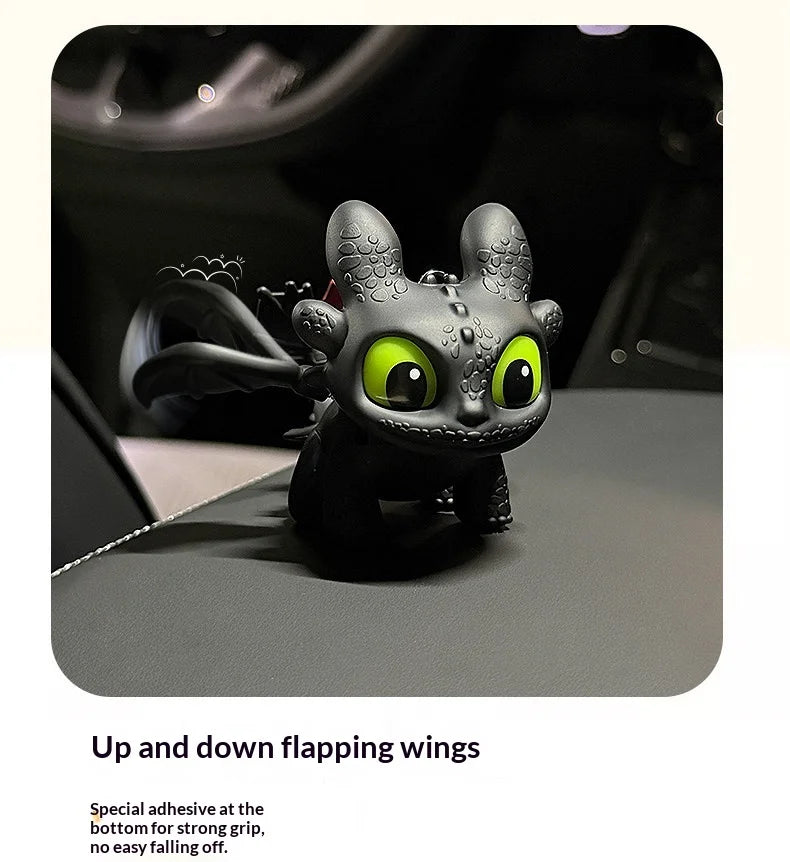 Genuine Cute Glowing Toothless Car Car Dashboard Ornament Decoration