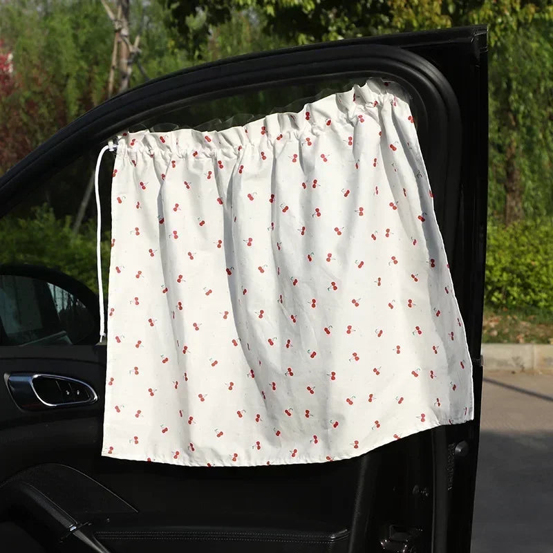 Suction Cup Curtain Shade Car Car Sun Shade UV Protector