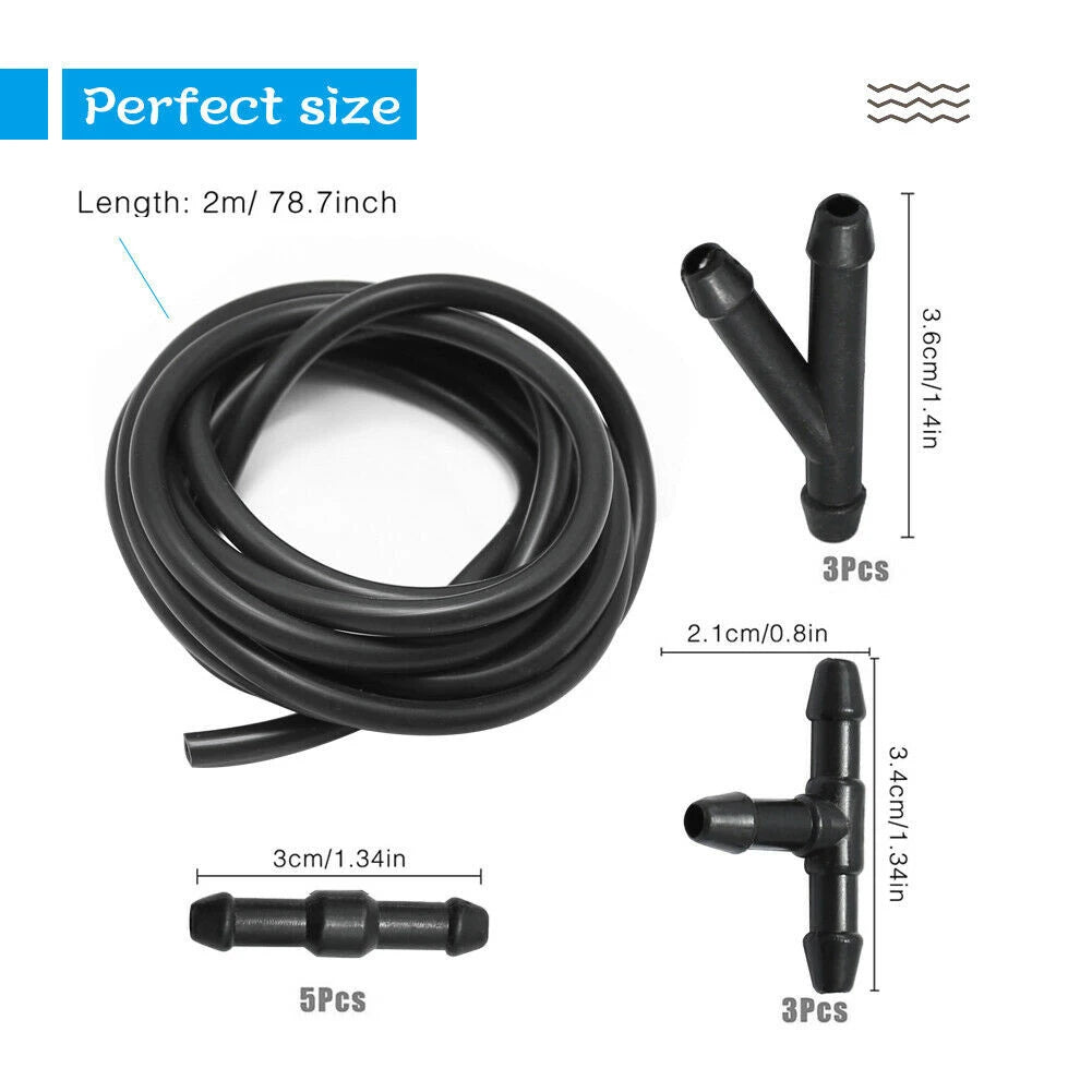 2m Car Windshield Wipers Washer Premium Quality Replacement Accessory