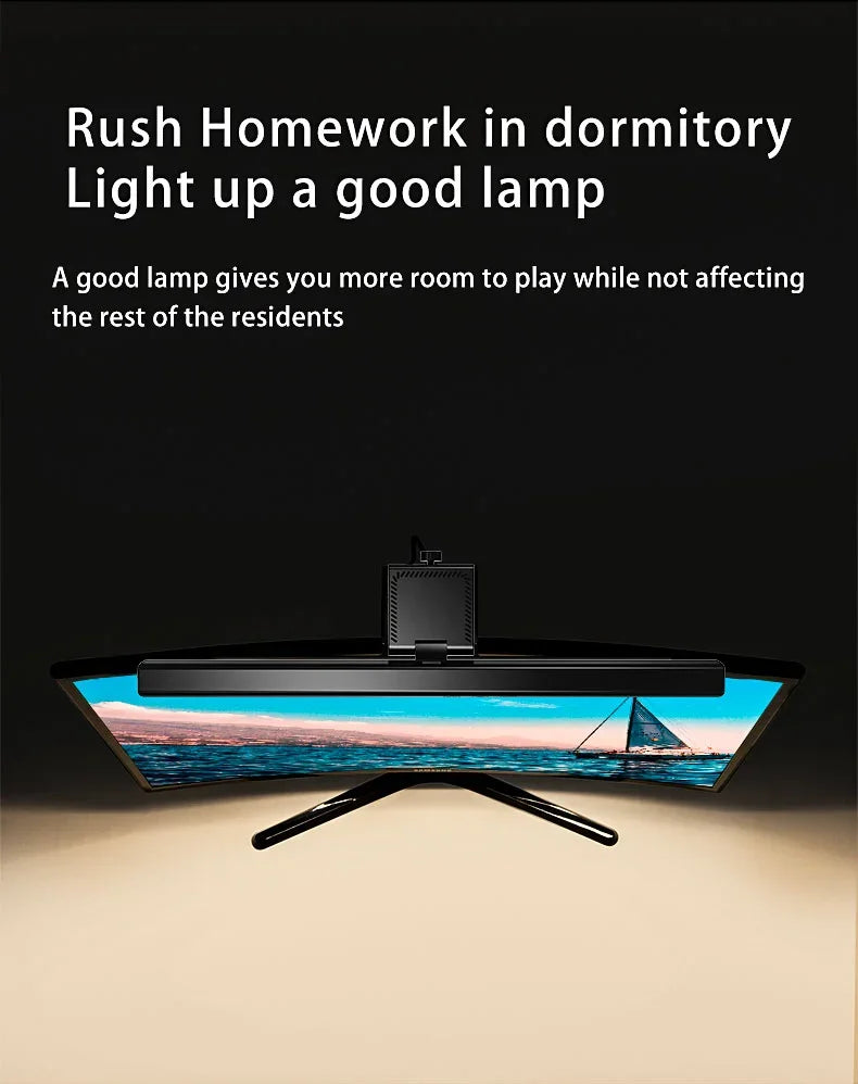 LED Monitor Light Bar 33cm LED Computer Monitor Light Bar Desk Lamp