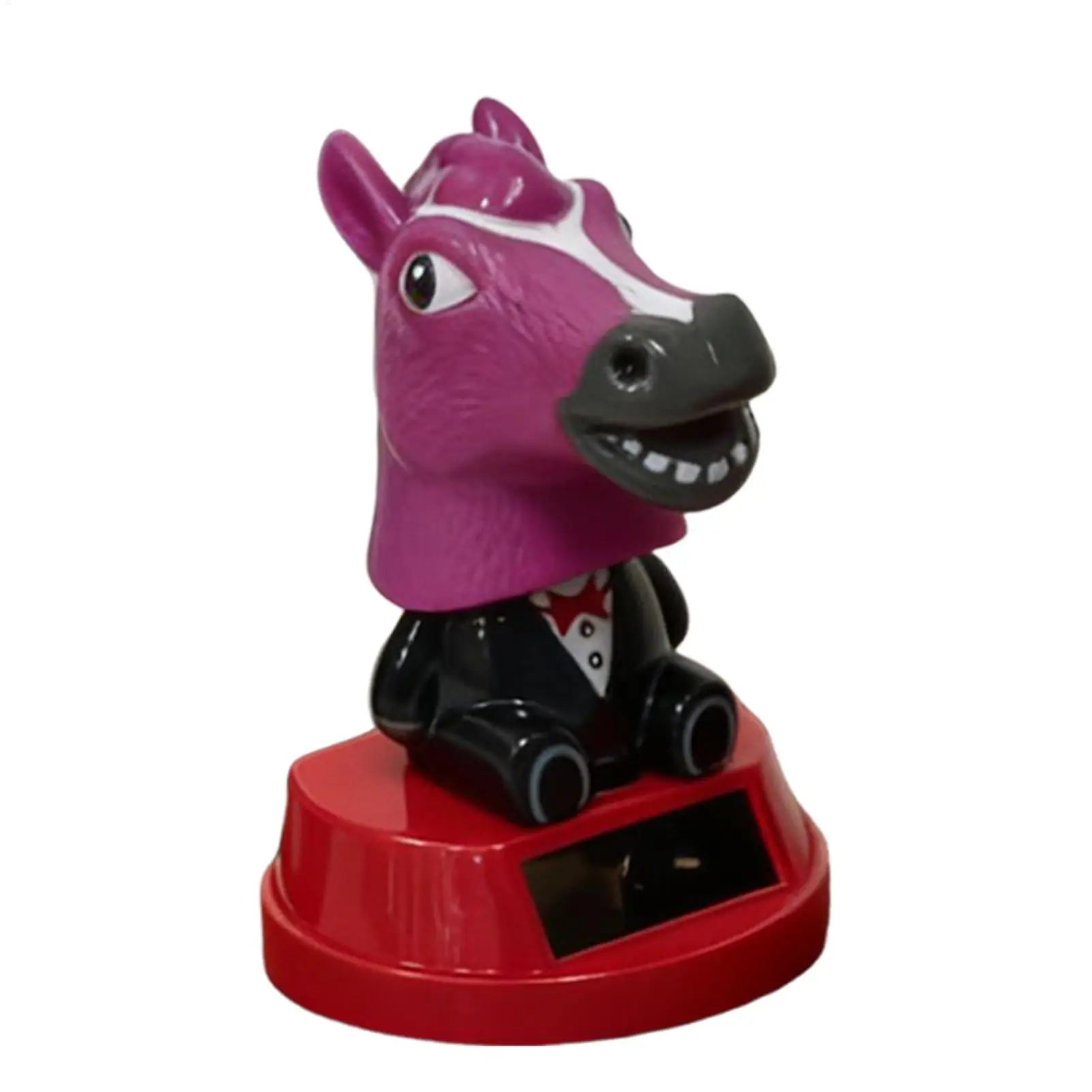 Car Ornament Solar Bobblehead Doll Car Dashboard Ornament Decoration