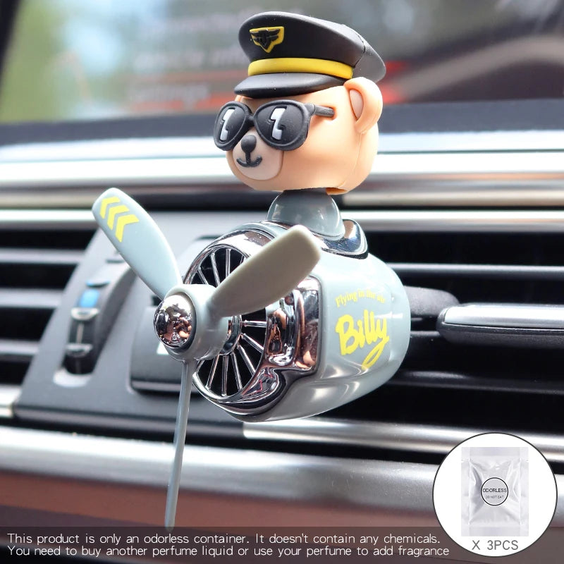 Odorless DIY perfume ornament airplane Car Dashboard Ornament Decoration