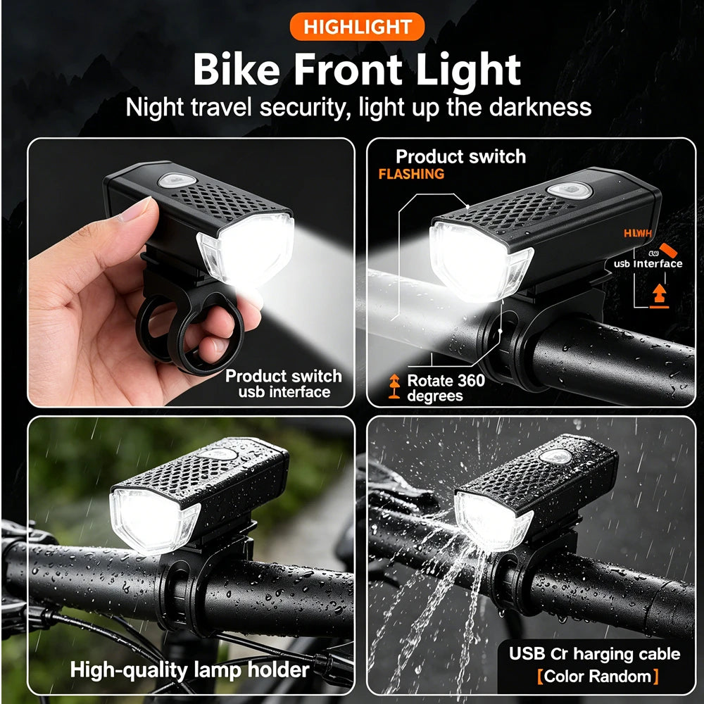 Ourdoor Bicycle Front Light Bright Premium Quality Replacement Accessory