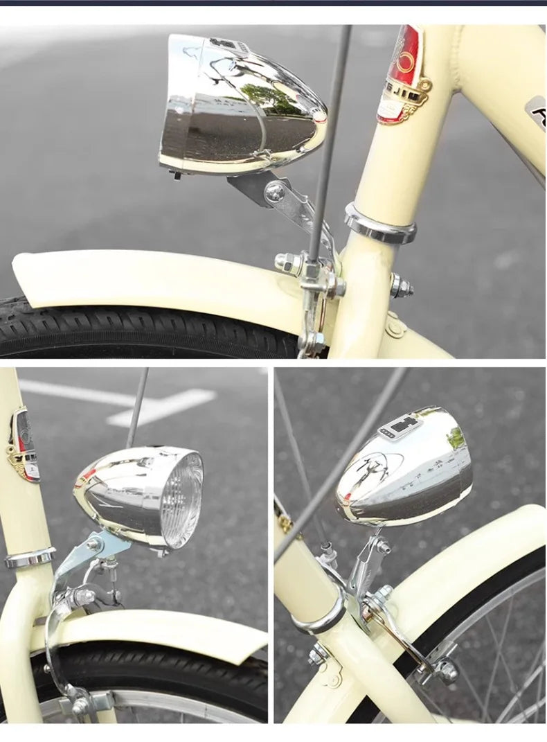 Vintage Bicycle Front Light 3 Premium Quality Replacement Accessory