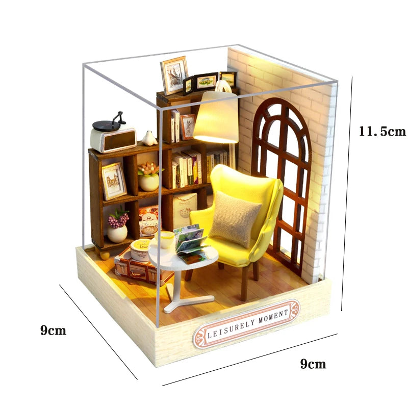 DIY Book Nook Kit Retro Premium Quality Replacement Accessory
