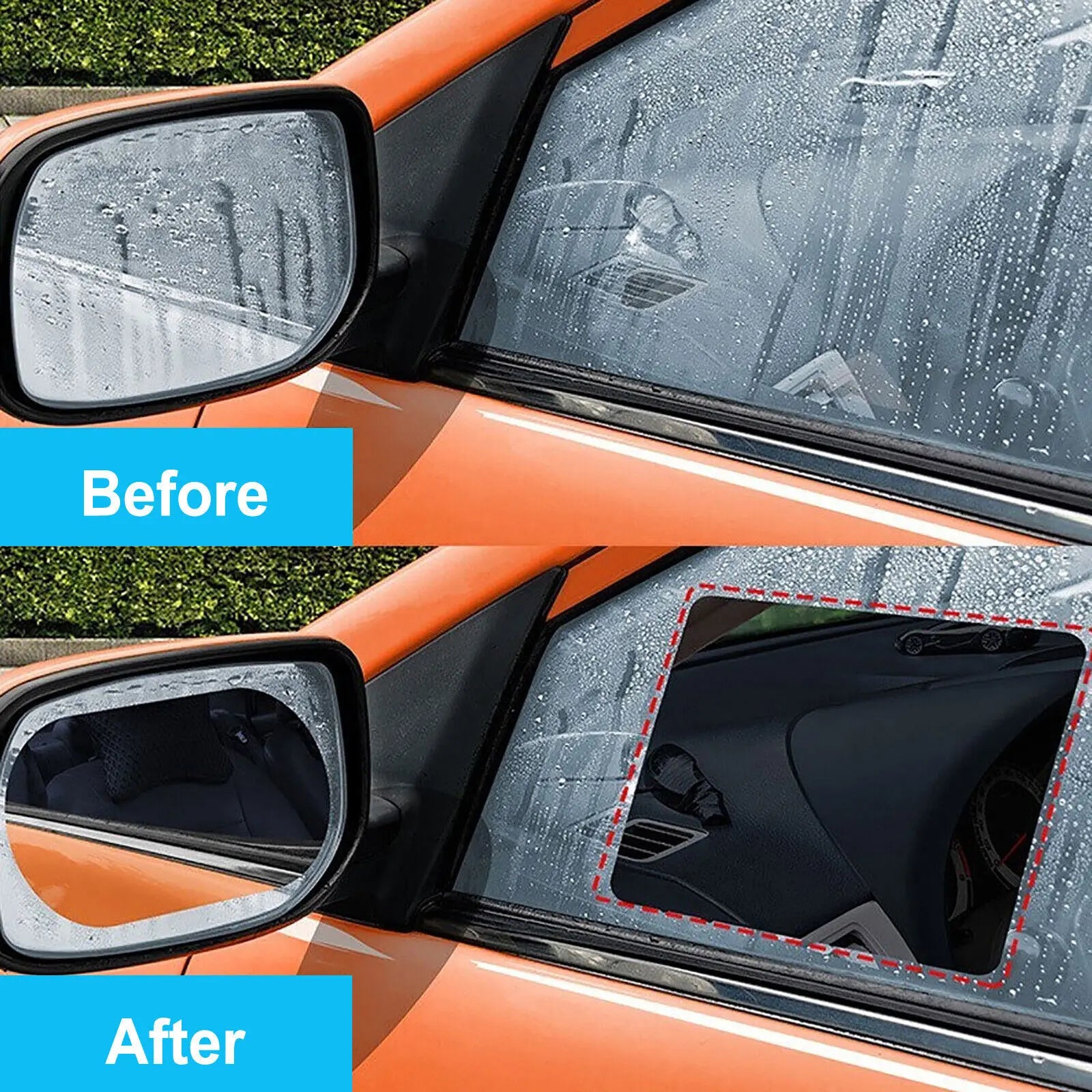 4 pcs Car Rearview Mirror Premium Quality Replacement Accessory