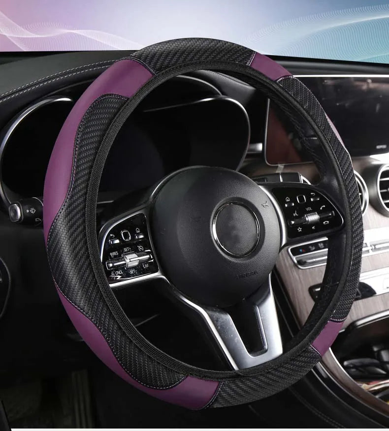 Car Steering Wheel Cover Breathable Steering Wheel Cover Anti-Slip Comfort