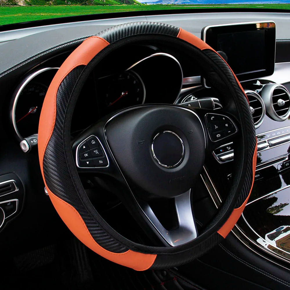 Car Steering Wheel Cover Breathable Steering Wheel Cover Anti-Slip Comfort