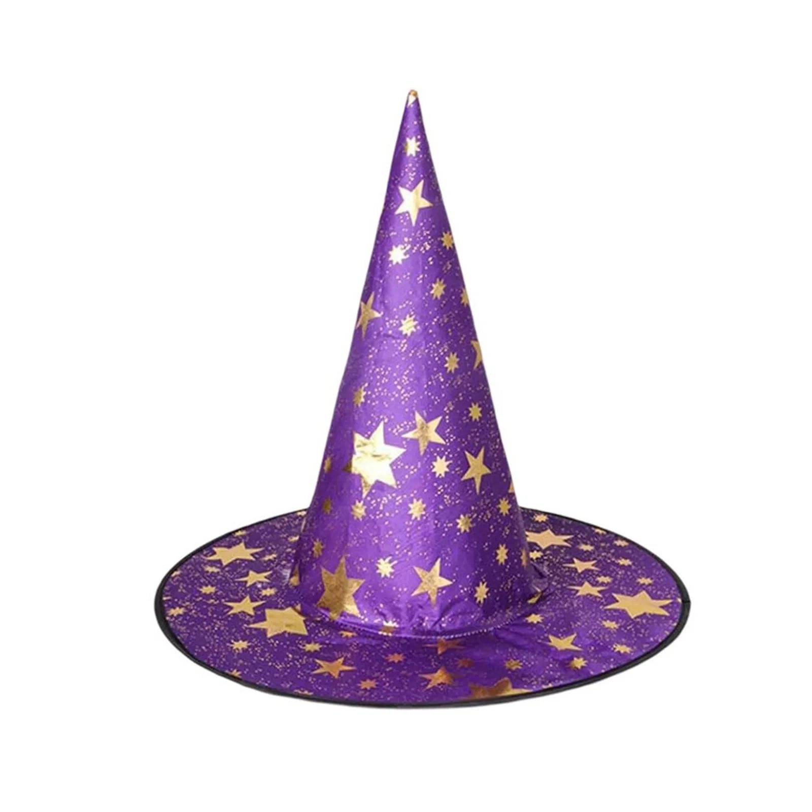 Halloween Hat Children Adult Masquerade Dress Up Magician Bronzing Wizard Pentagram Hat Halloween Party Witch Hat Favor