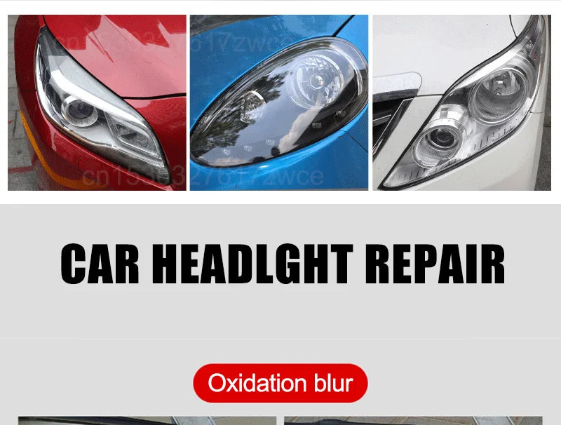 Car Headlight Restoration Polishing Kits Premium Quality Replacement Accessory