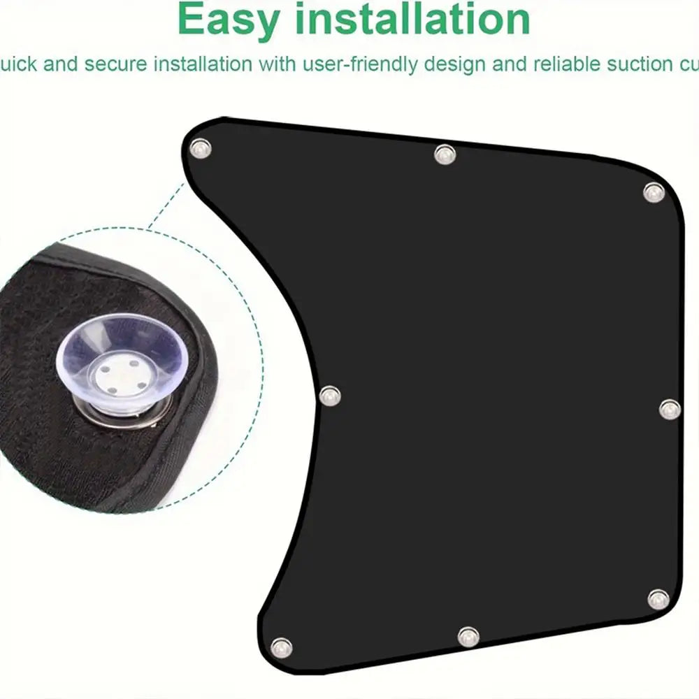 Semi Window Shade Side Sun Car Sun Shade UV Protector
