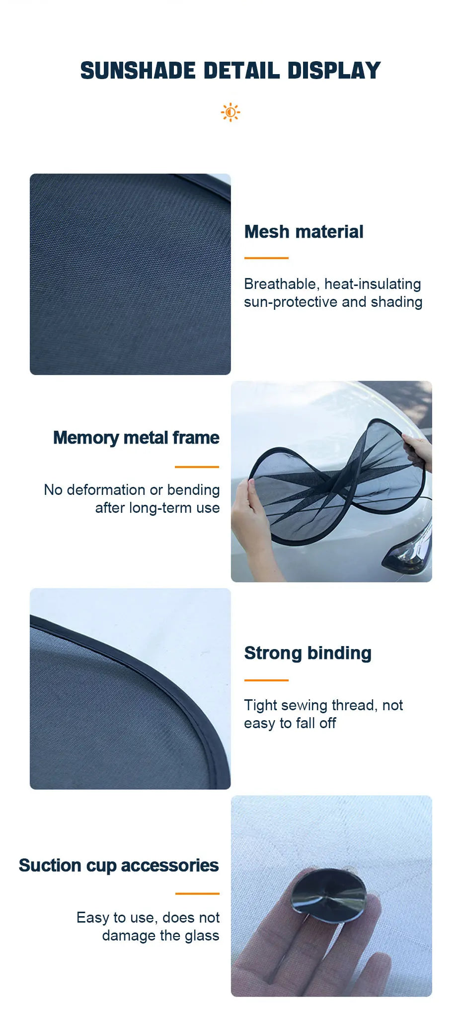 Car Sun Shade Side Window Car Sun Shade UV Protector