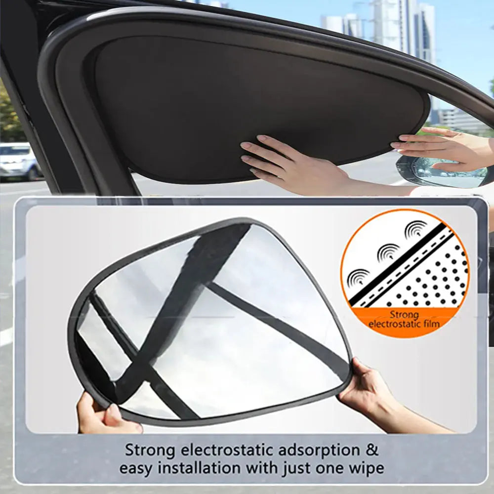 New Electrostatic Sun Visor for Car Sun Shade UV Protector