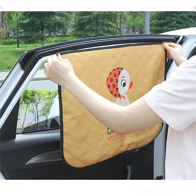 Cartoon Universal Side Window Sunshade Car Sun Shade UV Protector