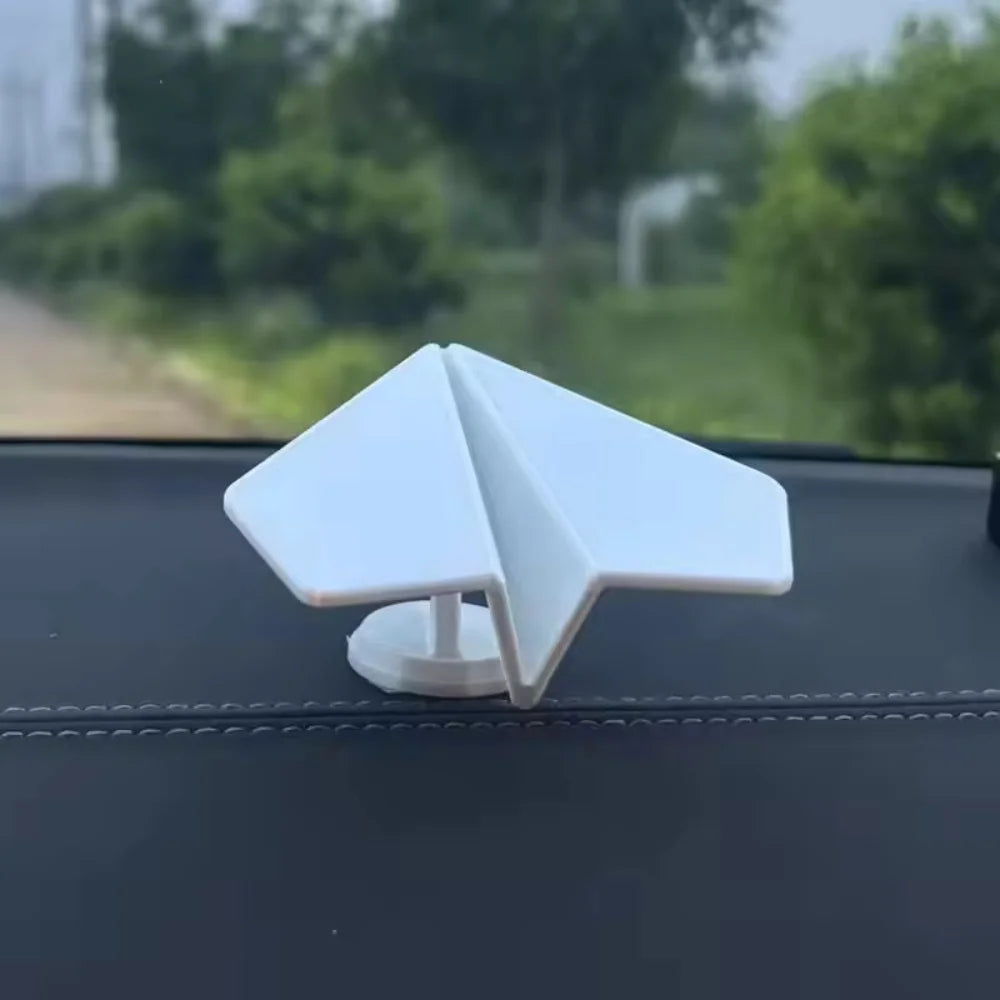 Unique Auto Turning Airplane Model Car Dashboard Ornament Decoration