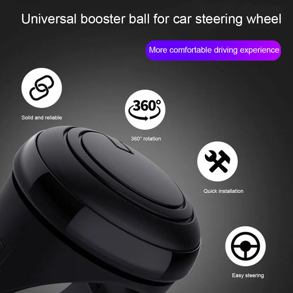Car Steering Wheel Rotary Knob Steering Wheel Cover Anti-Slip Comfort