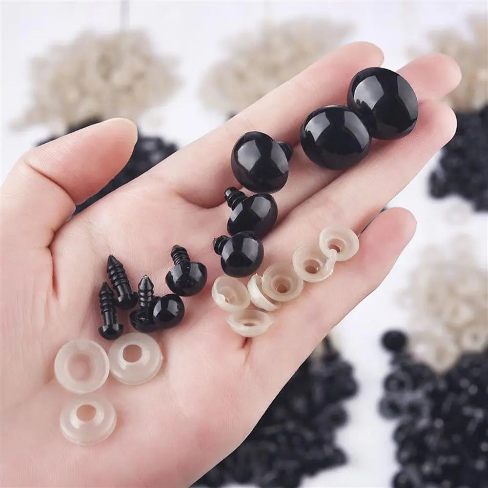 10mm Eyeball Doll Accessories Black Doll Making Safety Eyes Craft Supply