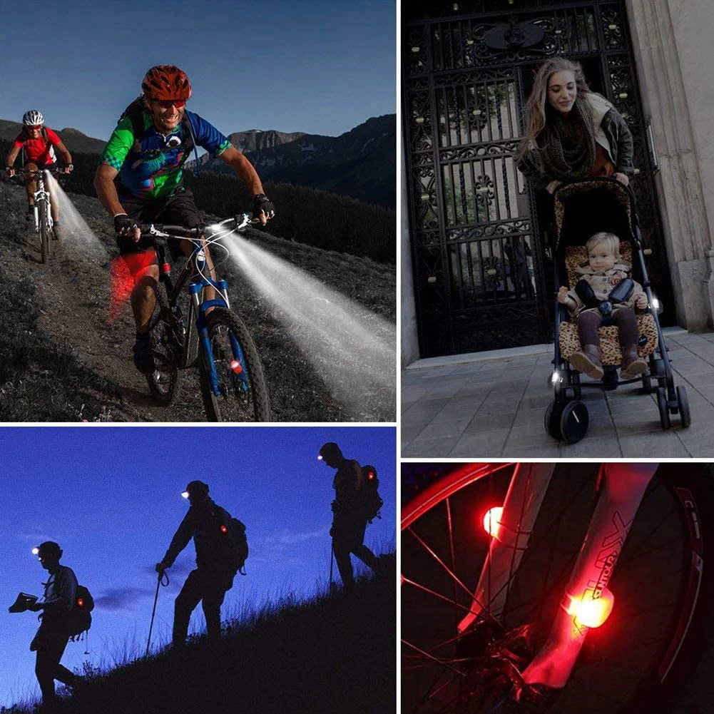 2-10pcs LED Silicone Bicycle Front Premium Quality Replacement Accessory
