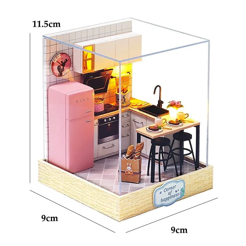 DIY Book Nook Kit Retro Premium Quality Replacement Accessory