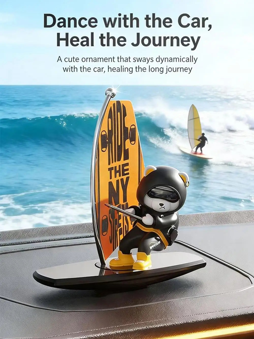 Car Dashboard Ornament Automatic Swing Car Dashboard Ornament Decoration