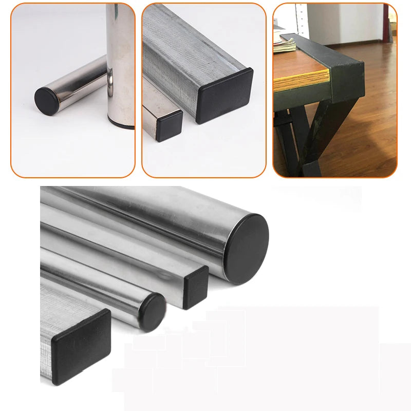 Black Square Oblong Plastic Pipe Premium Quality Replacement Accessory