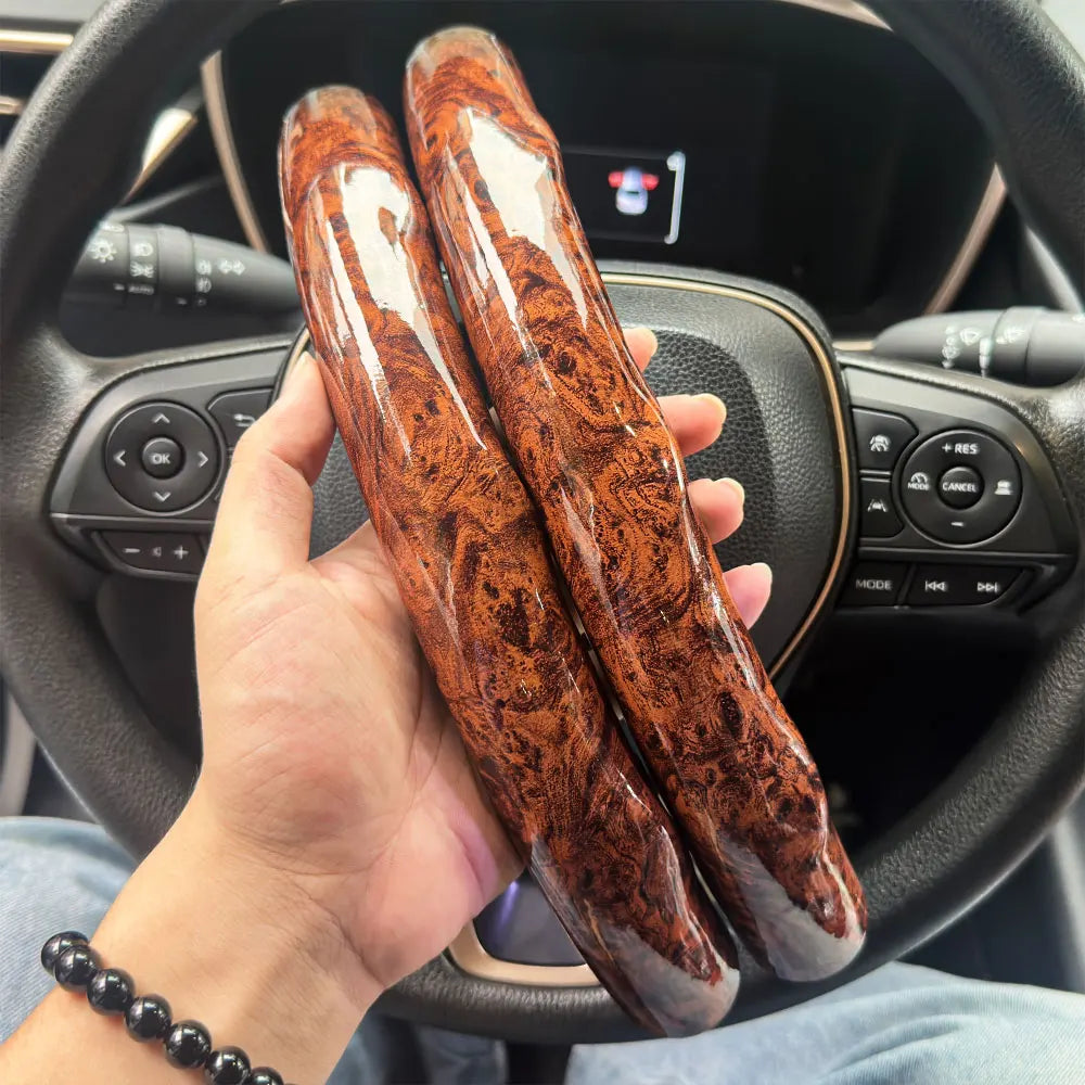 2 PCS Universal Round Car Steering Wheel Cover Anti-Slip Comfort