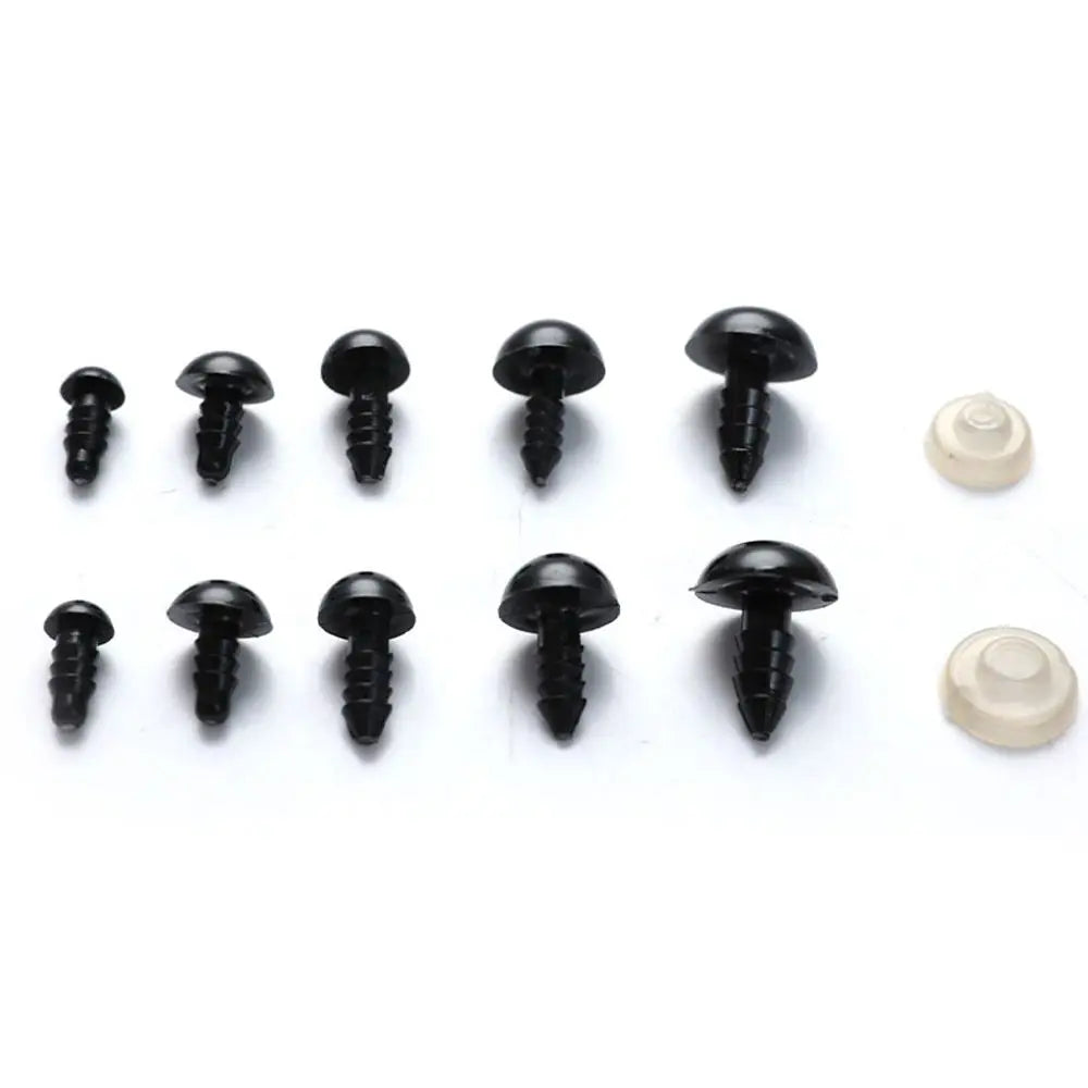 10mm Eyeball Doll Accessories Black Doll Making Safety Eyes Craft Supply