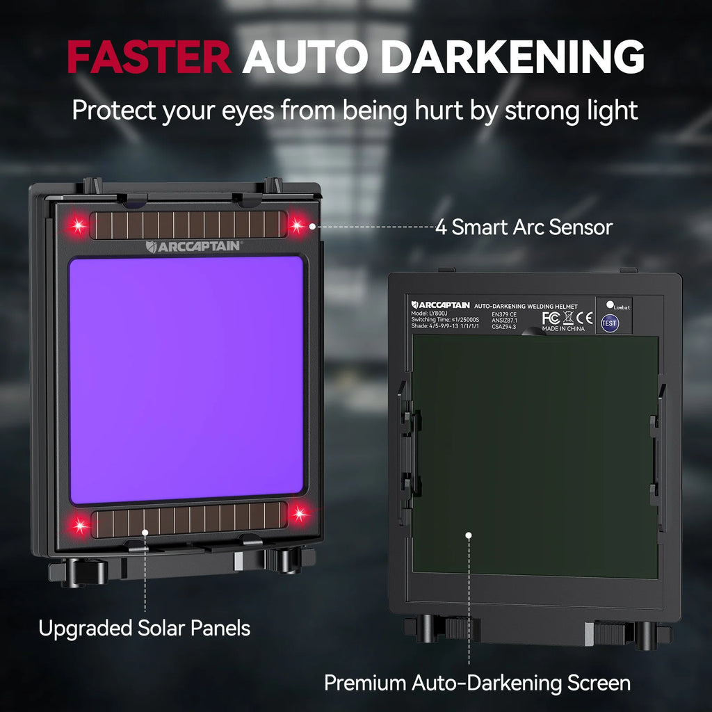 Auto Darkening Welding Helmet ARCCAPTAIN Premium Quality Replacement Accessory