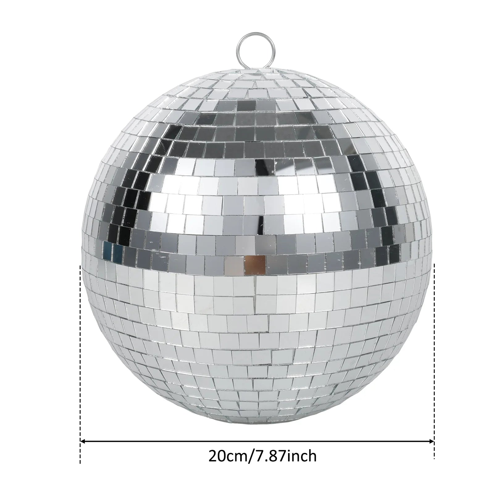 Disco Mirror Ball Party Shiny Ball Stage Light Rotating Glass Ball Retro Reflective KTV DJ Lights Home Festival Christmas Decor