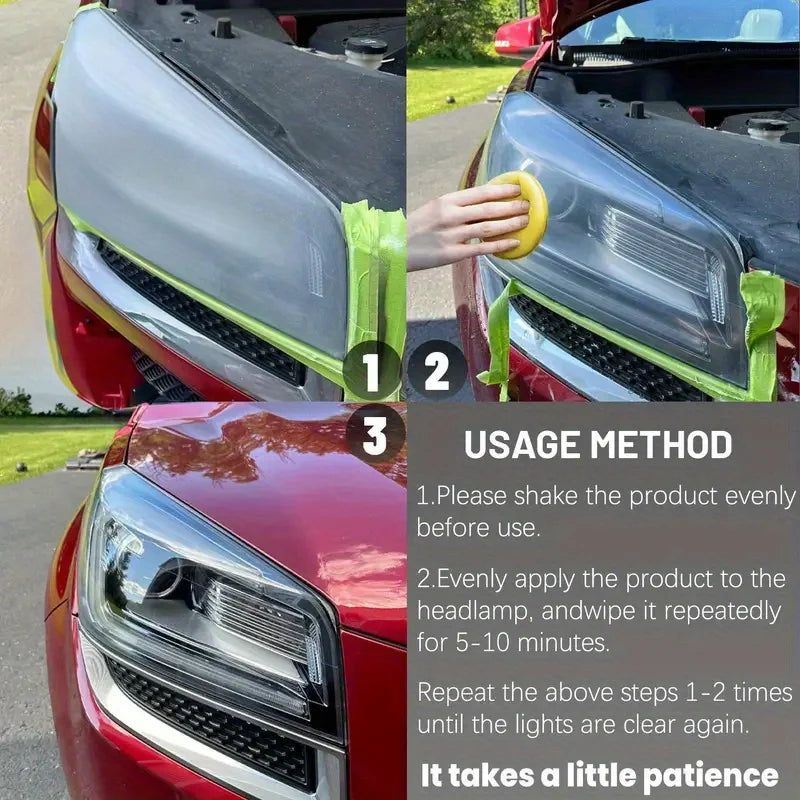 Professional Car Headlight Restoration Yellowing Premium Quality Replacement Accessory