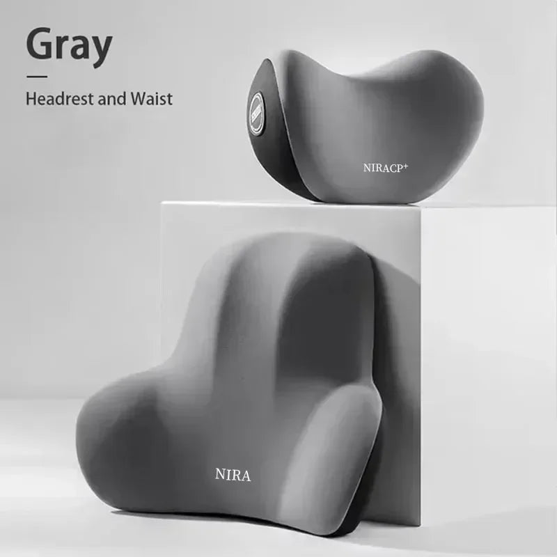 Ergonomic Car Headrest and Lumbar Premium Quality Replacement Accessory