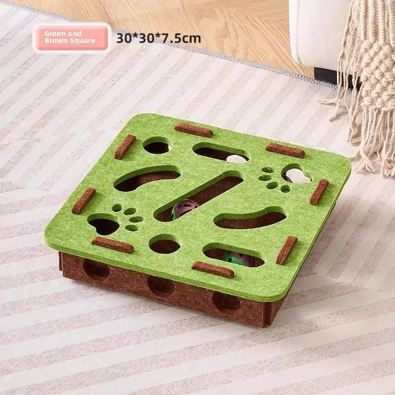 Cat Puzzle Toy Felt Box Premium Quality Replacement Accessory