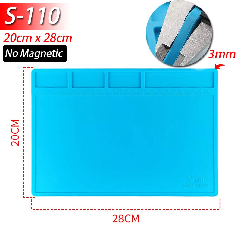 Soldering Station Mat Silicone Work Premium Quality Replacement Accessory