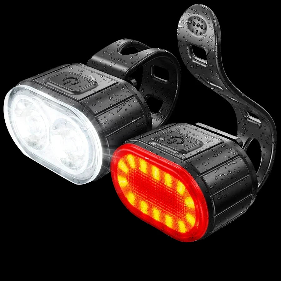 Set of Bike Lighting Front Premium Quality Replacement Accessory