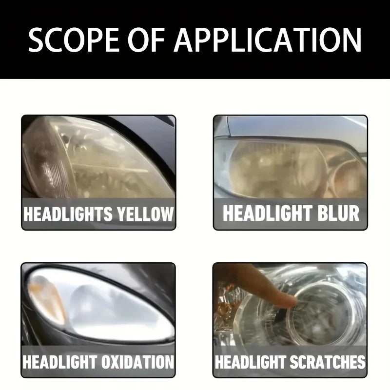 Car Headlight Restoration Polishing Kit Premium Quality Replacement Accessory