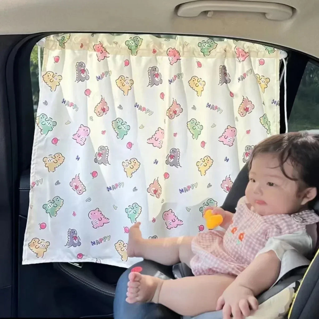 Suction Cup Curtain Shade Car Car Sun Shade UV Protector