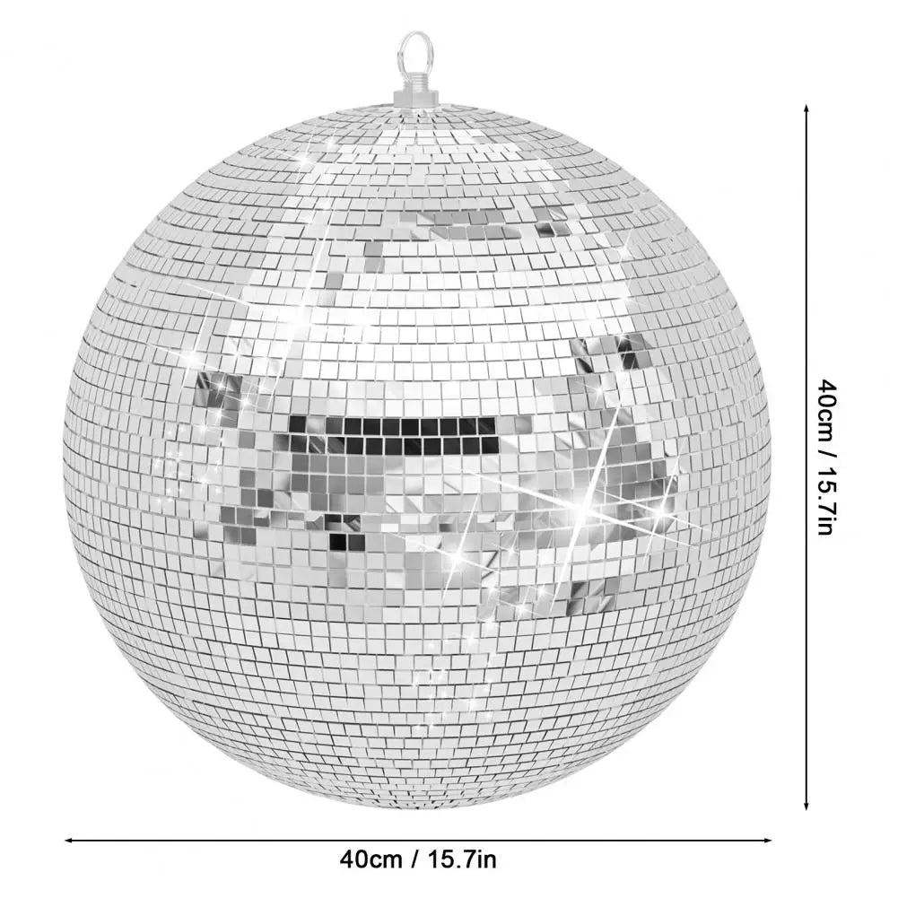 Large Disco Ball, Hanging Ball, Silver Color Ball, Big Ball Wedding Decoration (16Inch)